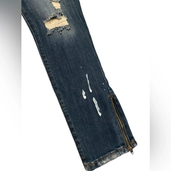 Banana Republic Skinny Jeans Paint Splatter - Picture 7 of 9
